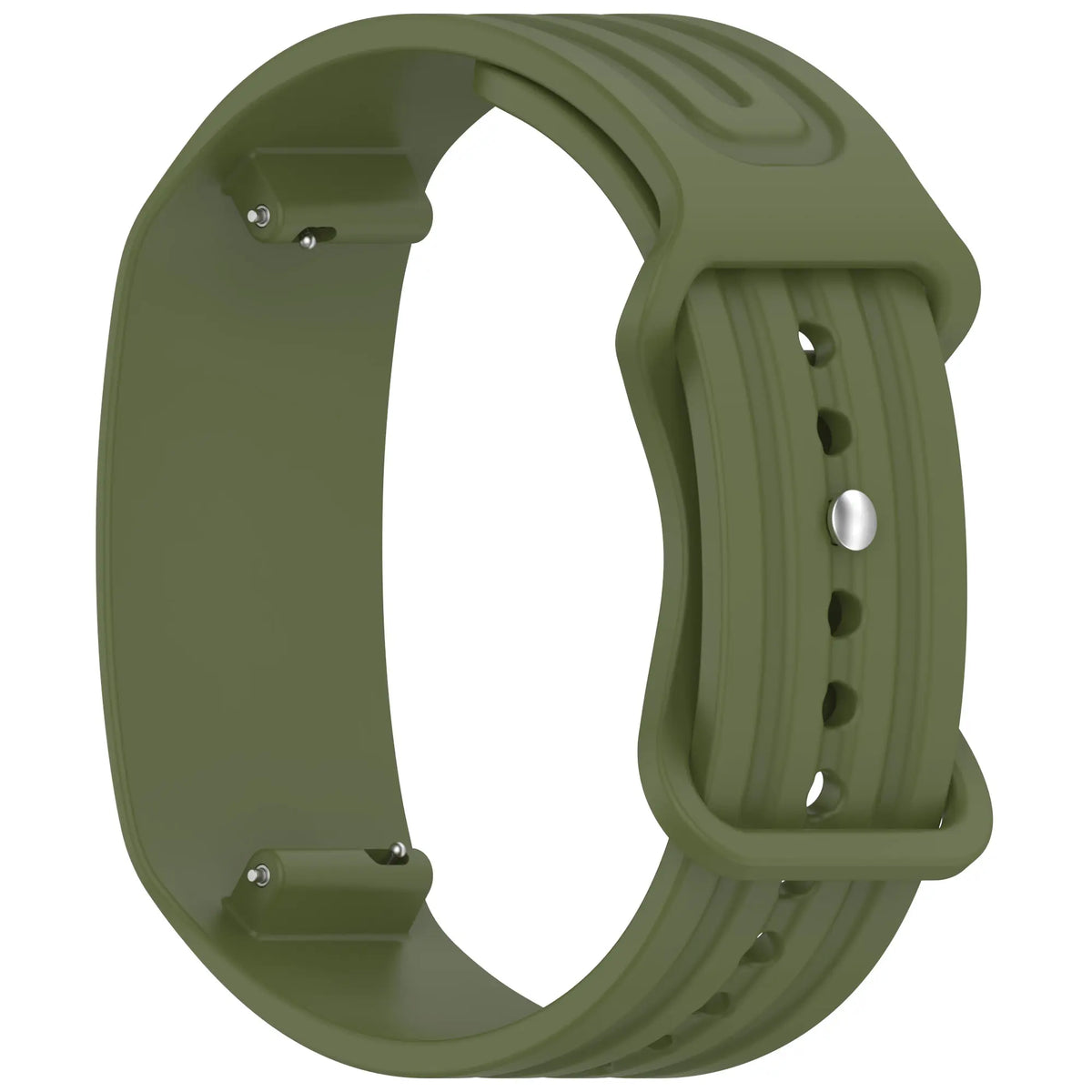 Corea silicone clásico Garmin Cirqa (verde militar)