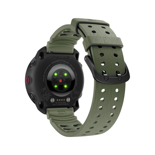 Polar Grit X Silicone Grain Strap (Army Green)