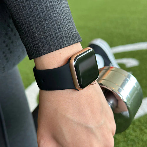 Correa silicona Apple Watch (negra)