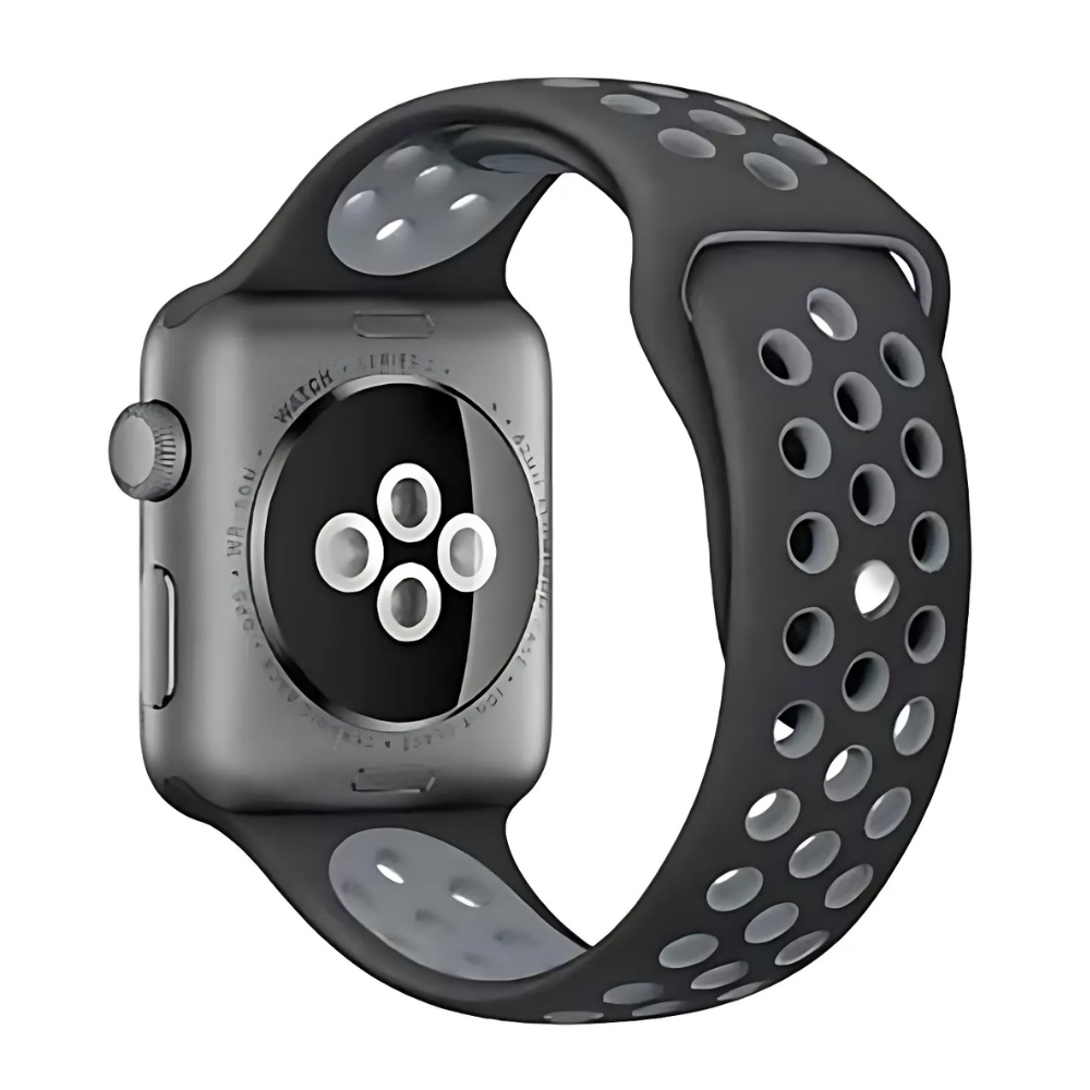 Apple Watch Sport Strap Classic (Black/Grey)