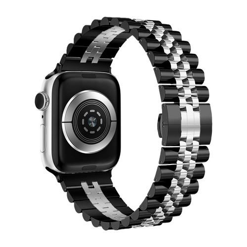 Correa acero Jubilee Apple Watch Ultra (negro/plata)