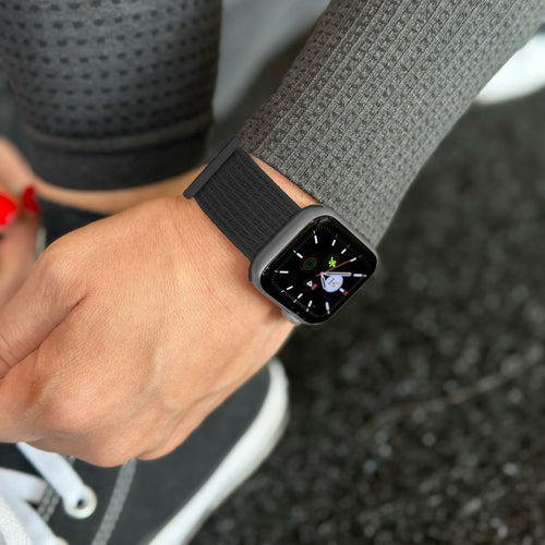 AW Nylon loop band zwart