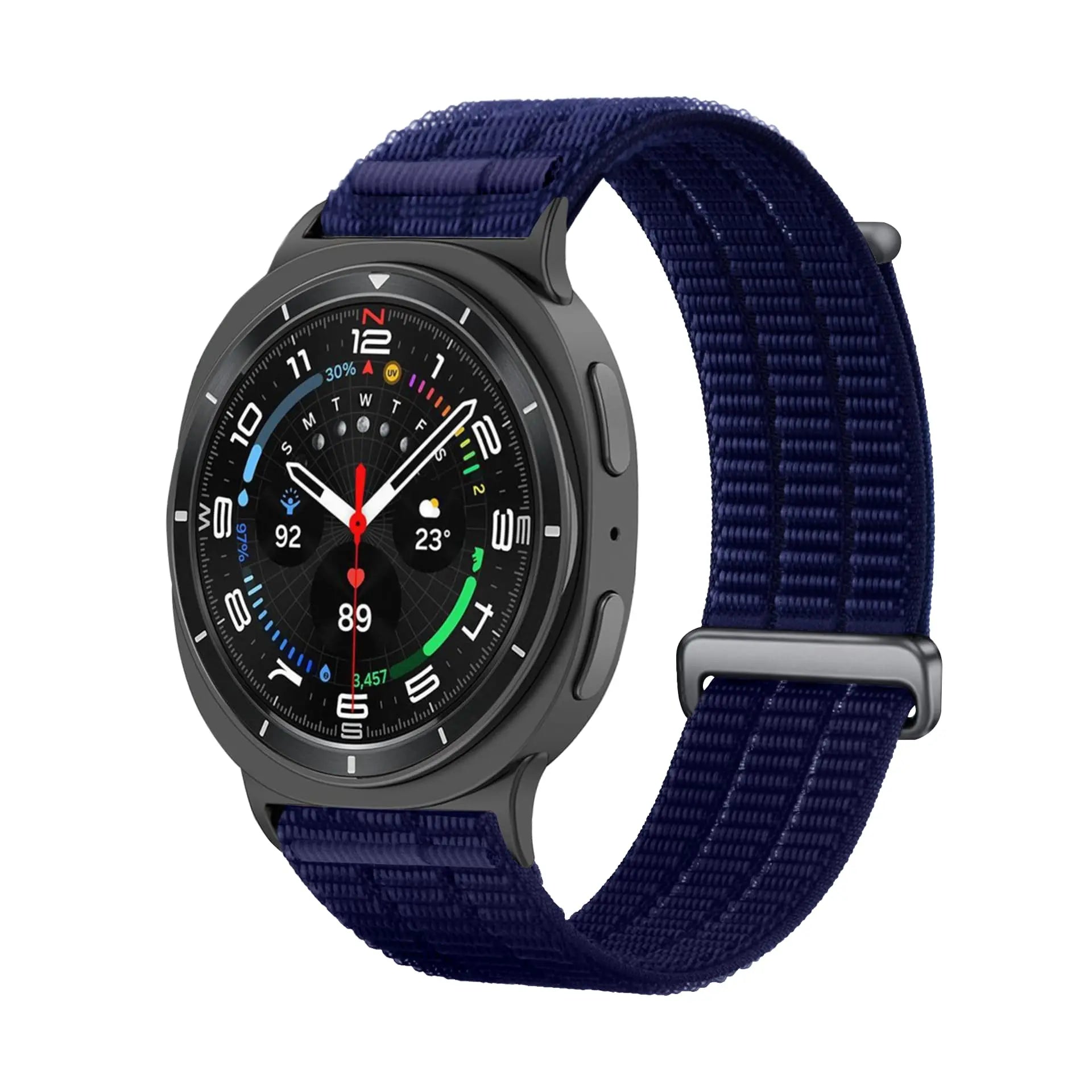 Correa nylon air Samsung Galaxy Watch 8 Classic (azul oscuro)