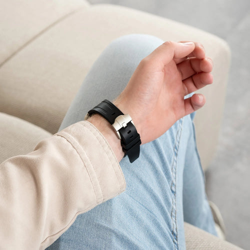 Luxury Liquid Silicone Strap, without a watch, 3/4 rear view