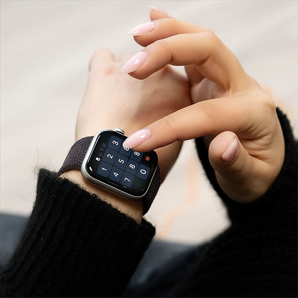 Correa trenzada Apple Watch (gris espacial)