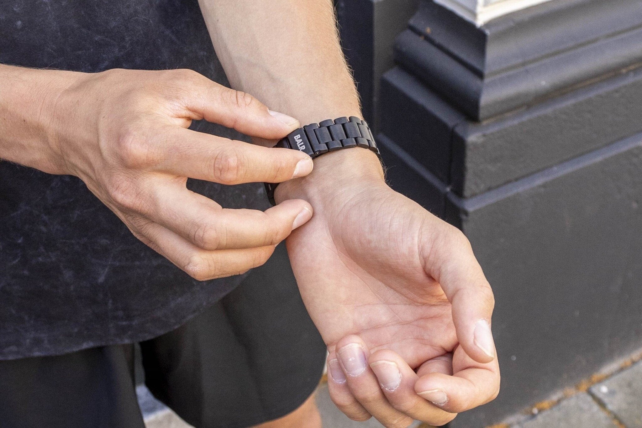 BALR Correa acero Xiaomi Amazfit GTS (negro)