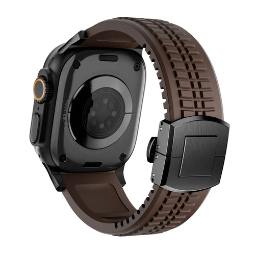 Correa silicona Premium Apple Watch (marrón)