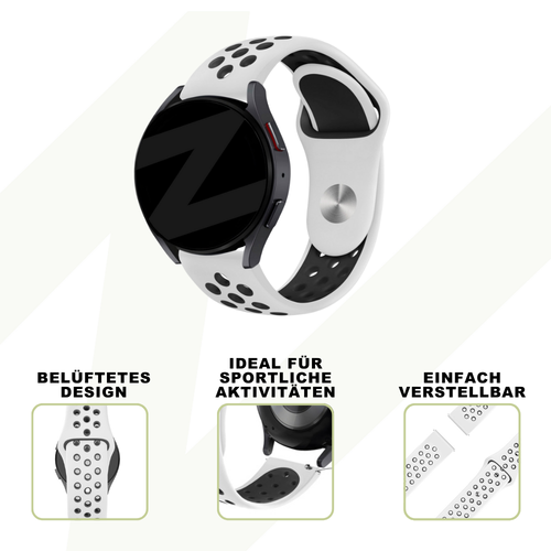 Bandz Correa deportiva 'Deluxe' Coros Pace 2 (blanco/negro)