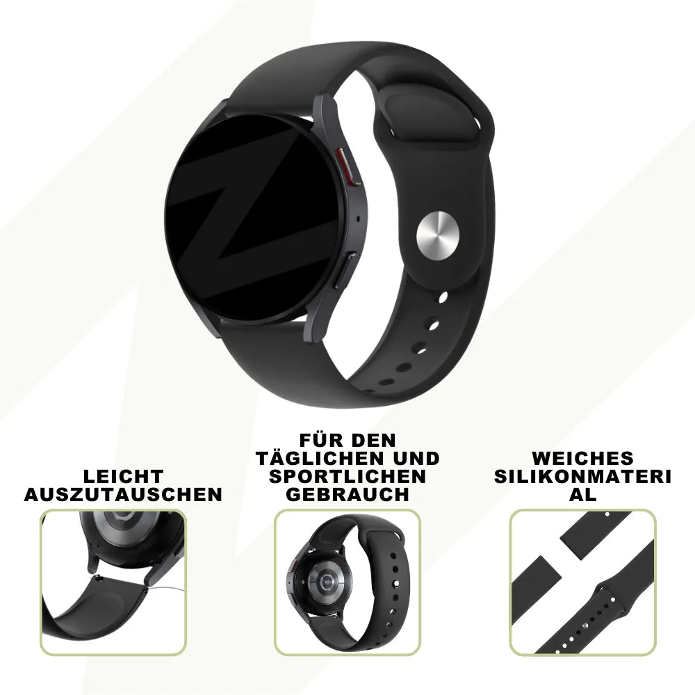 Bandz Coros Apex 42mm Sport Strap 'Deluxe' (Black)
