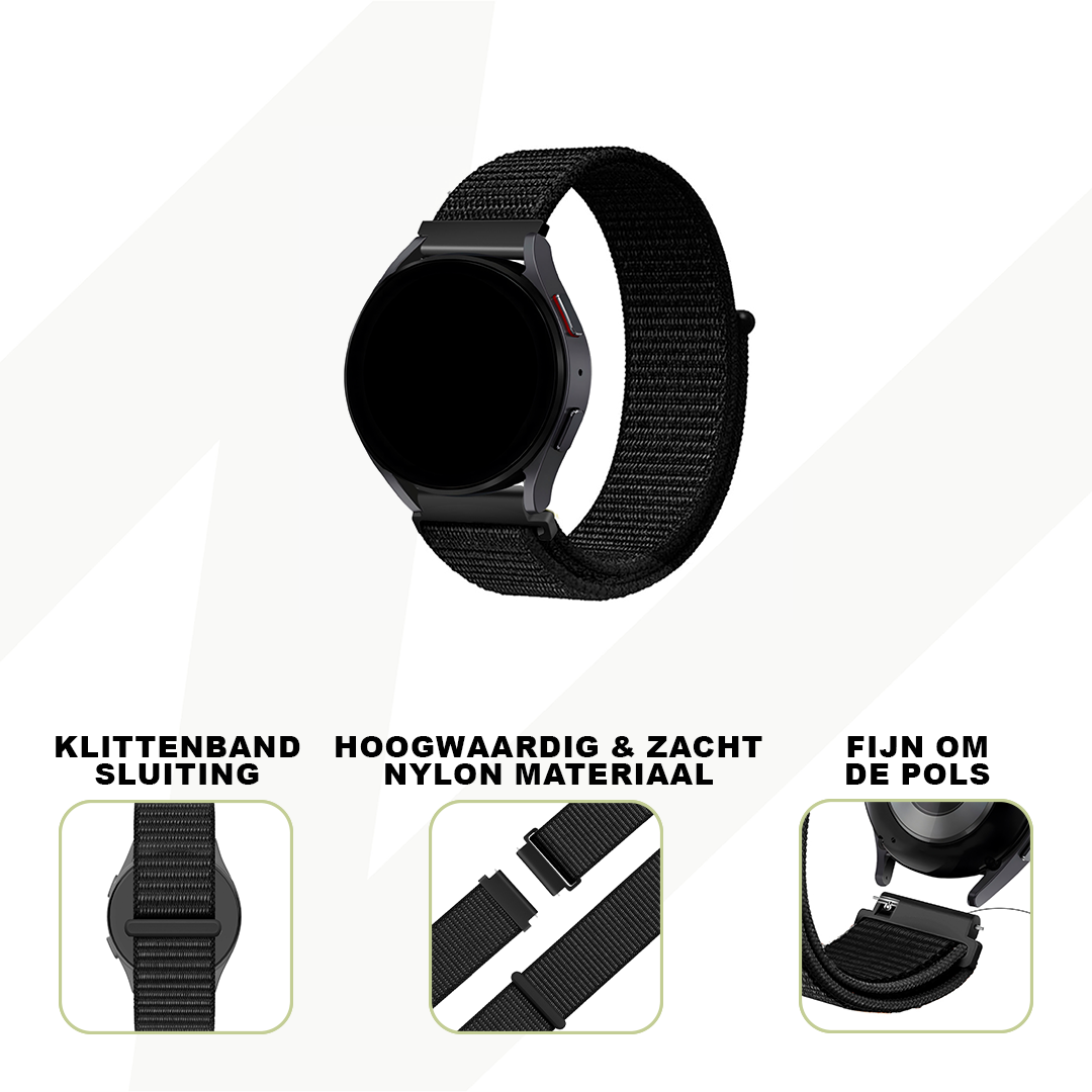 Correa nylon Loop Garmin Vivoactive (negro) - Main Image