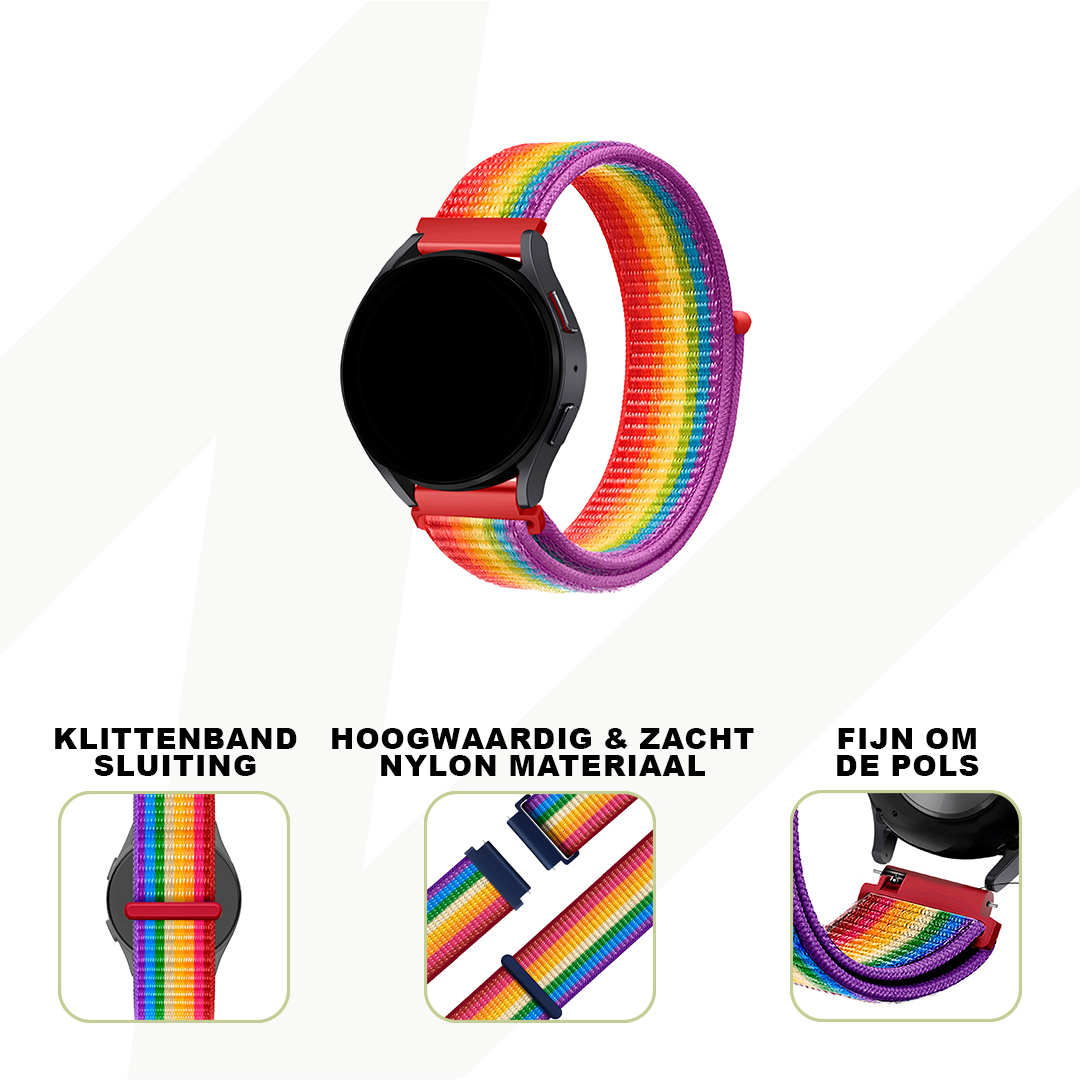 Bandz Correa nylon Loop Garmin Vivoactive 3 (arcoiris)