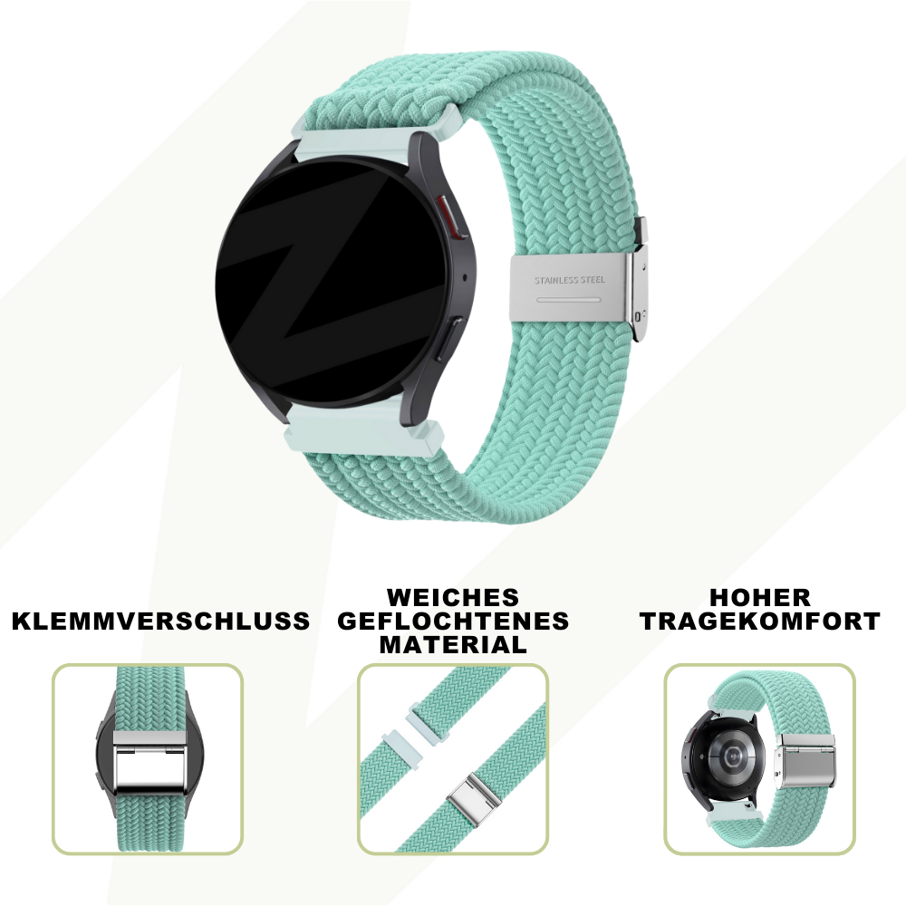 Bandz Coros Pace 2 Woven Nylon Strap (Turquoise)