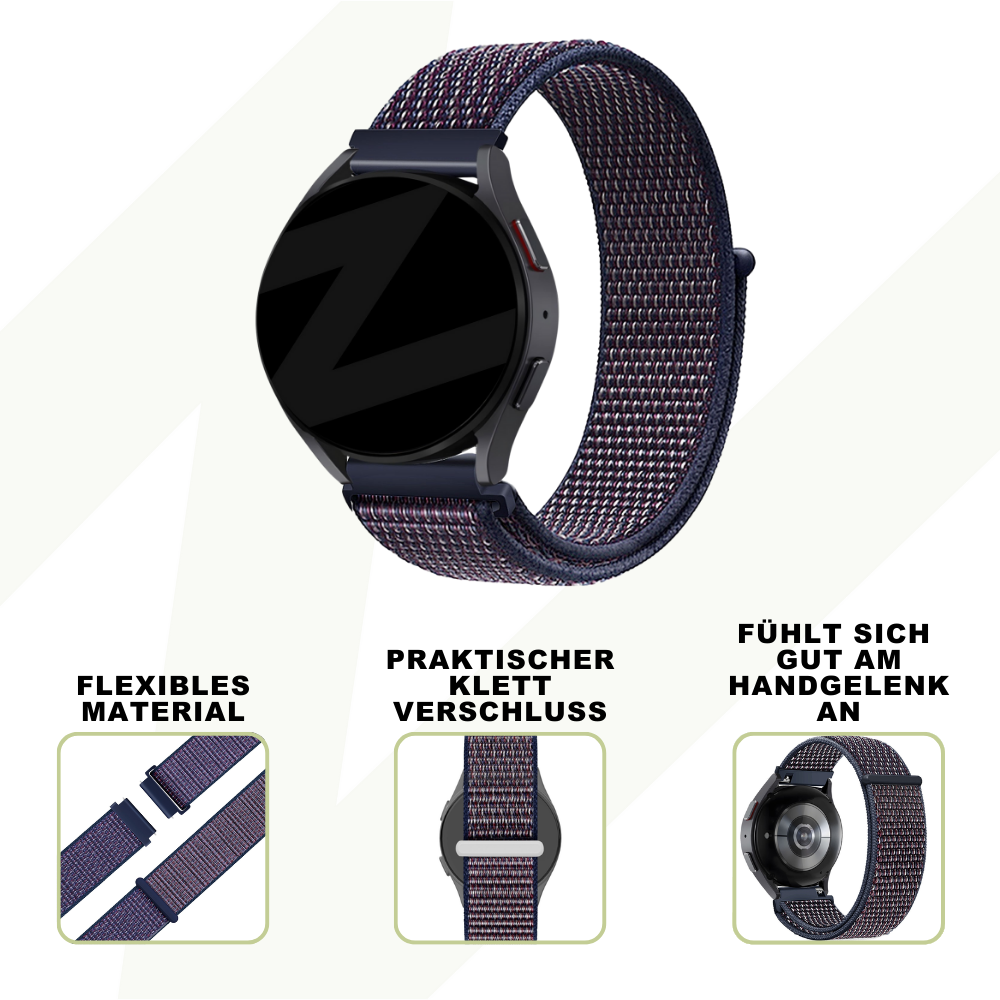 Bandz Suunto 5 Peak Nylon Loop Strap (Indigo)