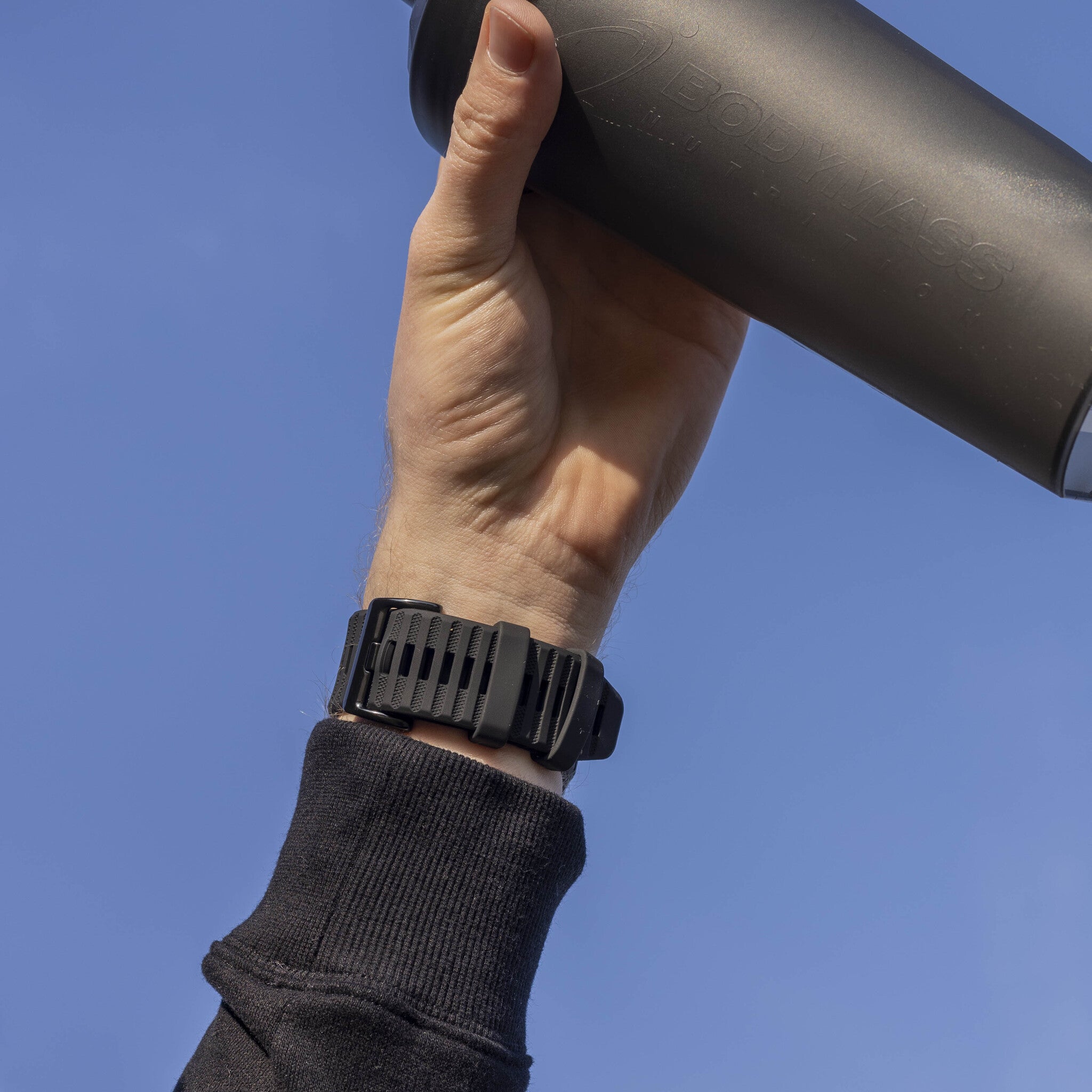 Bandz Correa silicona con hebilla Garmin Instinct E - 45mm (negra)