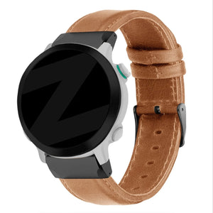 Bandz Garmin Forerunner 935 Leather Strap (Brown)
