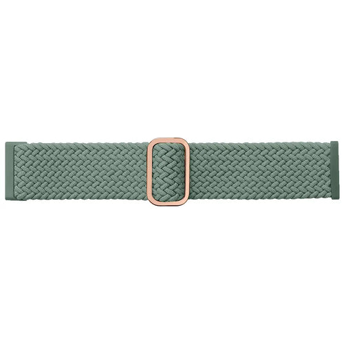Fitbit Versa 4 Adjustable Woven Strap (Green)