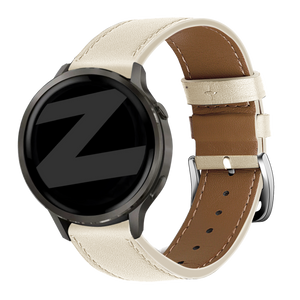 Bandz Correa cuero 'Deluxe' Garmin Forerunner 265s (beige)
