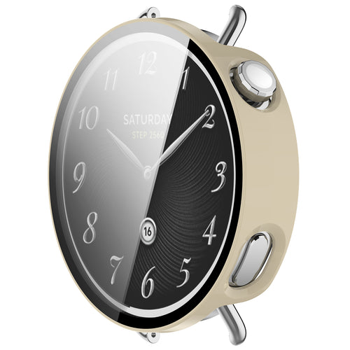 Funda PC con vidrio Xiaomi Watch S4 - 41mm (beige)