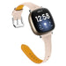 Fitbit Sense Slim Leather Strap (Beige)