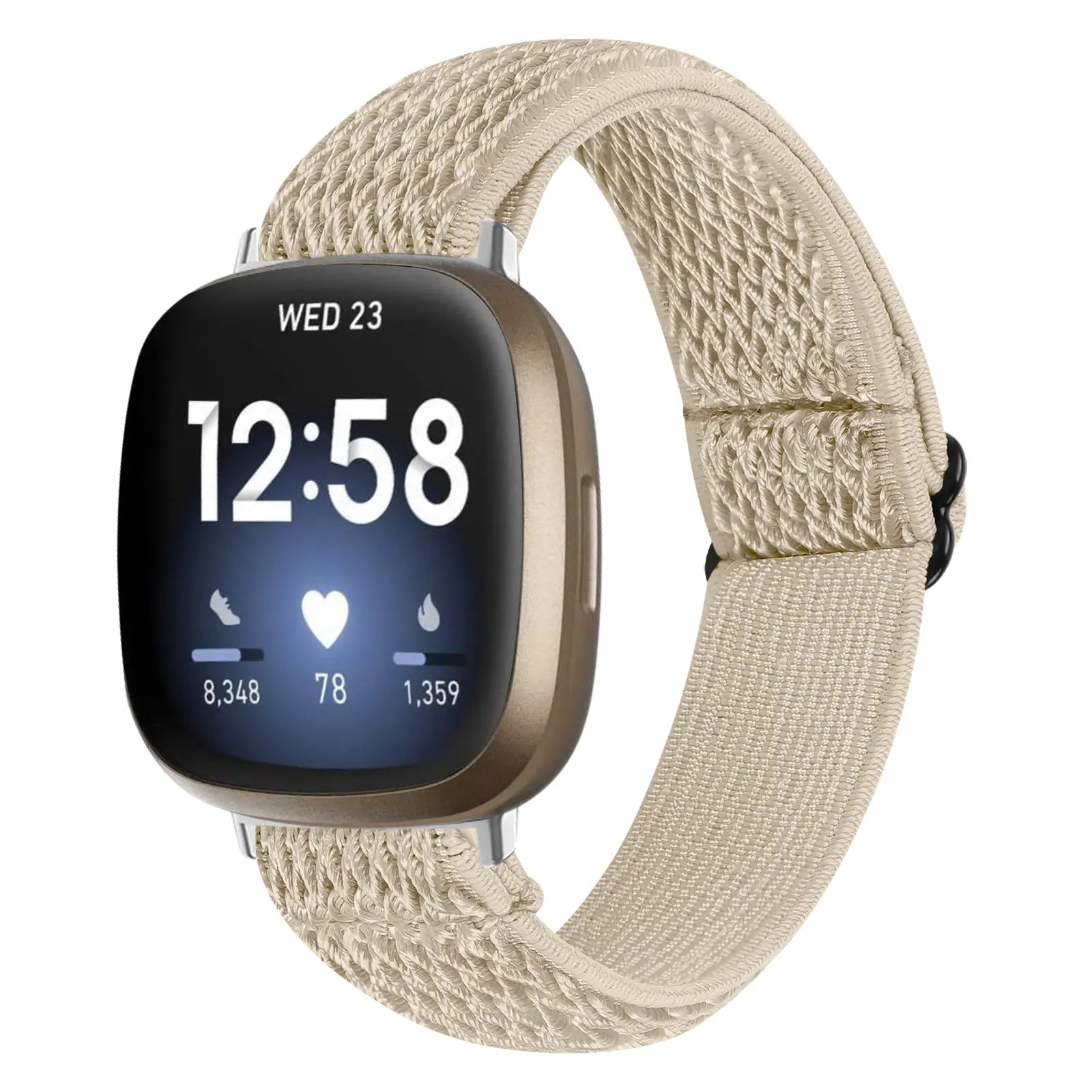 Fitbit Sense 2 Elastic Strap (Beige)