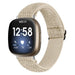 Fitbit Versa 4 Elastic Strap (Beige)