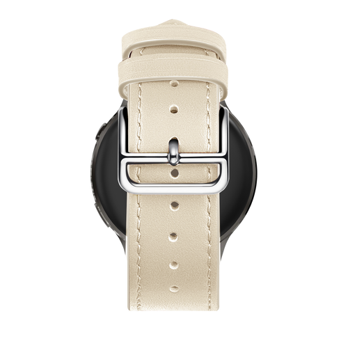Bandz Correa cuero 'Deluxe' Garmin Forerunner 265s (beige)