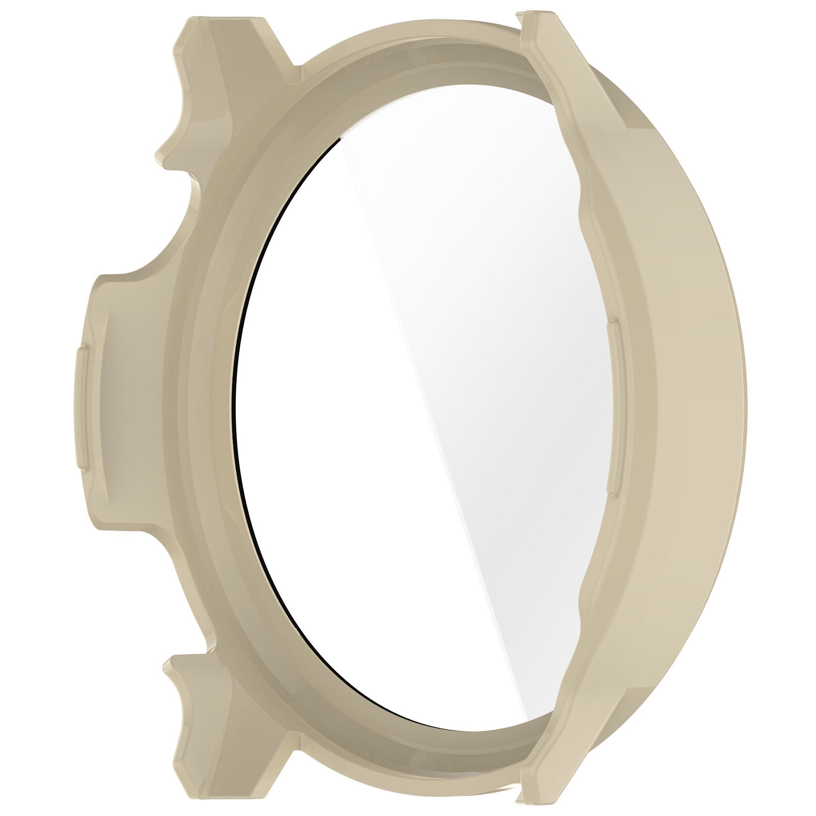 Funda dura con vidrio Garmin Venu 4 - 41mm (beige)