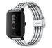Correa acero inoxidable Xiaomi Amazfit Bip (plata/negro)