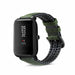 Correa silicona/cuero Xiaomi Amazfit Bip (verde)