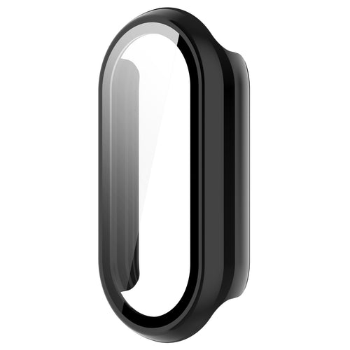 Funda resistente con vidrio Xiaomi Smart Band 10 (negro)