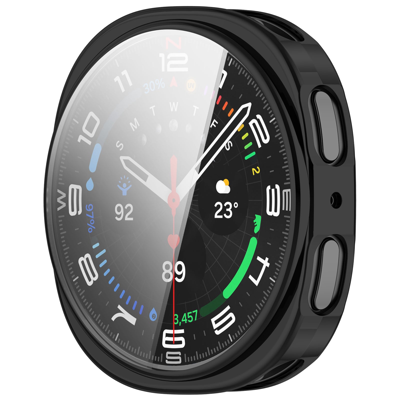 Funda TPU Samsung Galaxy Watch 8 - 40mm (negro)