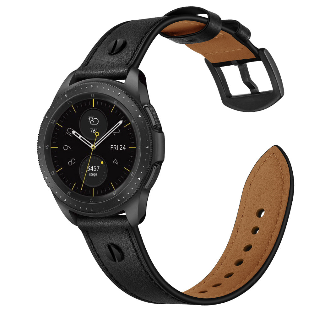 Amazfit Active Leather Strap with Screw (Black)