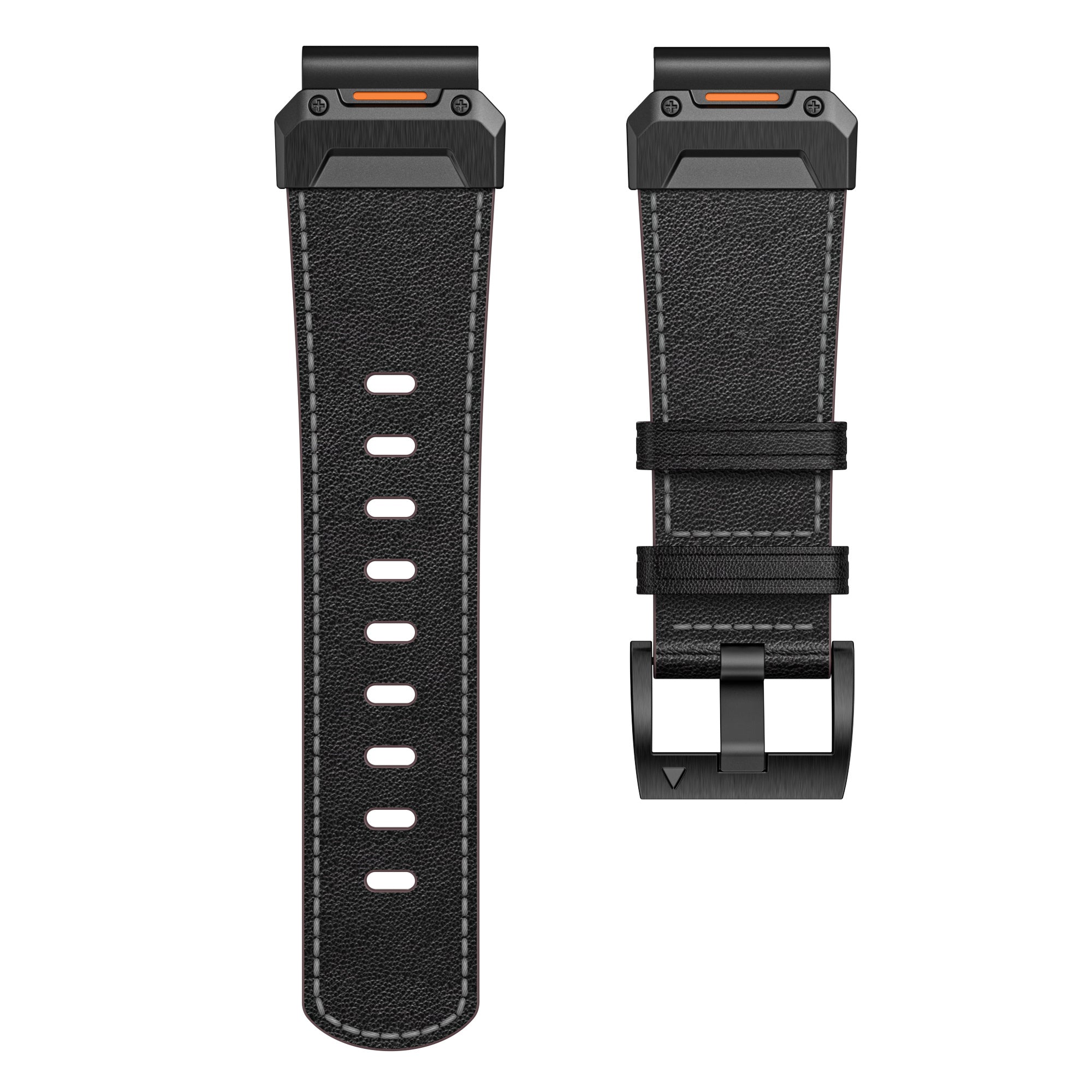 Garmin Forerunner 945 Genuine Leather Strap (Black)