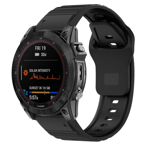 Correa silicona Outdoor Garmin Instinct (negro)