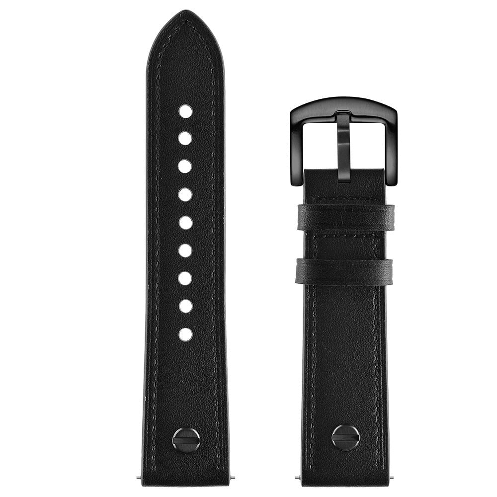 Coros Apex 42mm Leather Strap with Screw (Black)