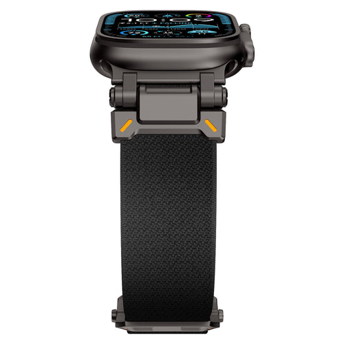 Apple Watch Ultra Polyester Explorer Strap (Black with Black)