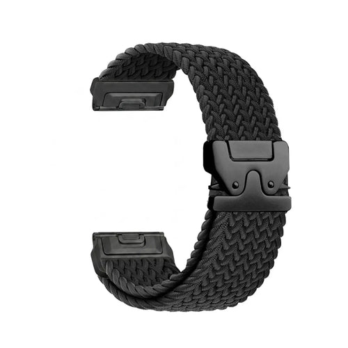 Garmin Instinct Braided Strap P-Buckle (Black with Black)