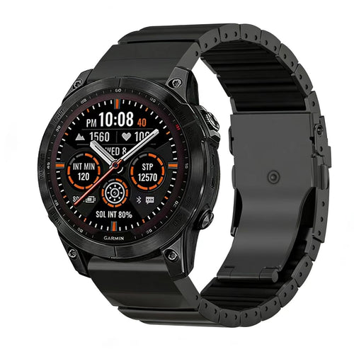 Correa titanio híbrida Garmin Descent MK3i - 51mm (negro)