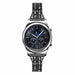 Correa acero diamantes Samsung Gear S3 (negro)