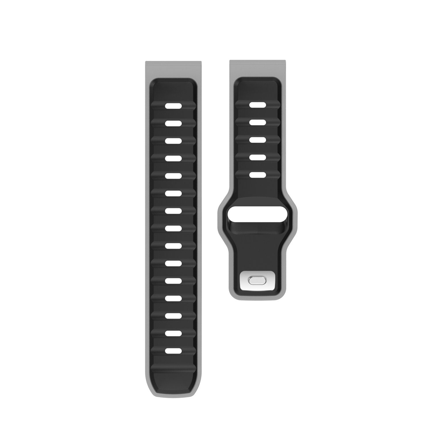 Xiaomi Amazfit GTS Outdoor Duo Silicone Strap (Black/Grey)
