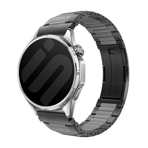 Correa acero híbrido 'One Push' Amazfit Bip 5 (negro/gris)