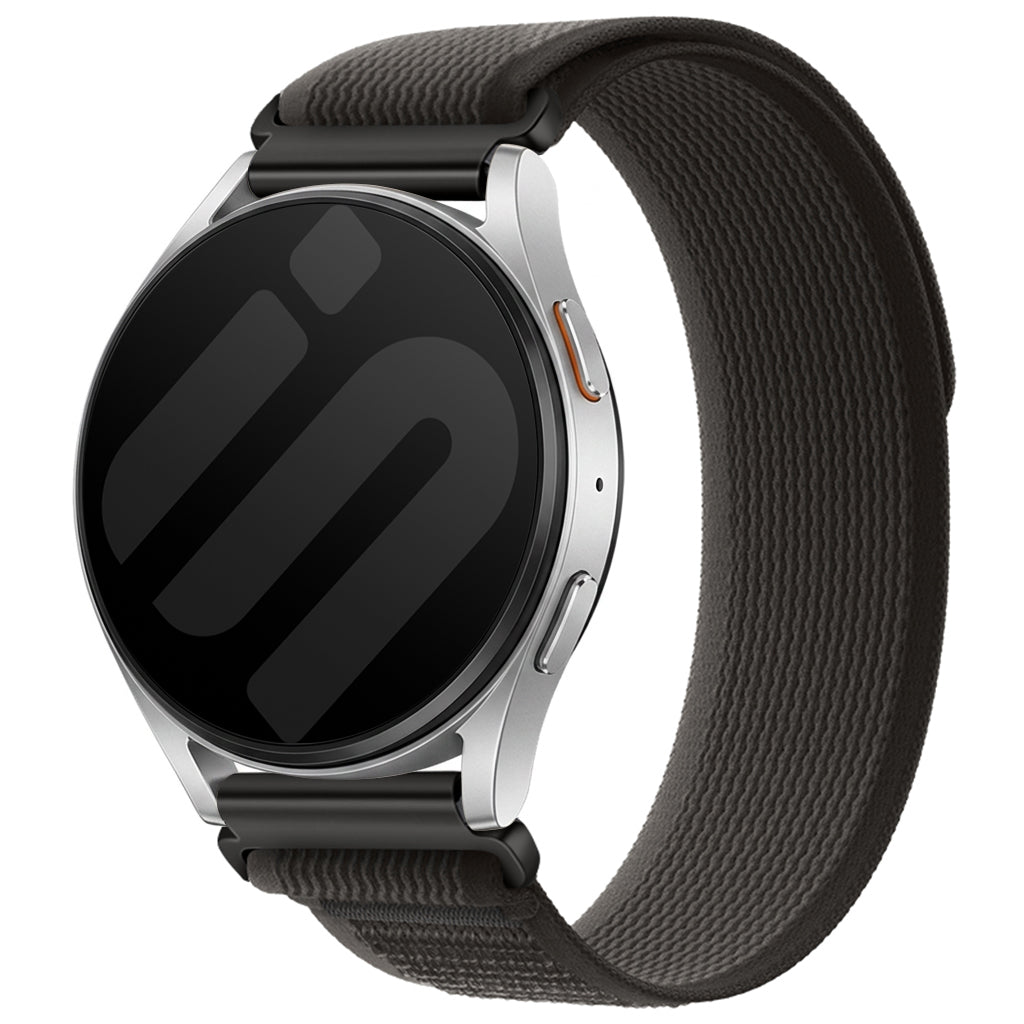 Correa nylon trail Garmin Vivoactive 4 (negro/gris)