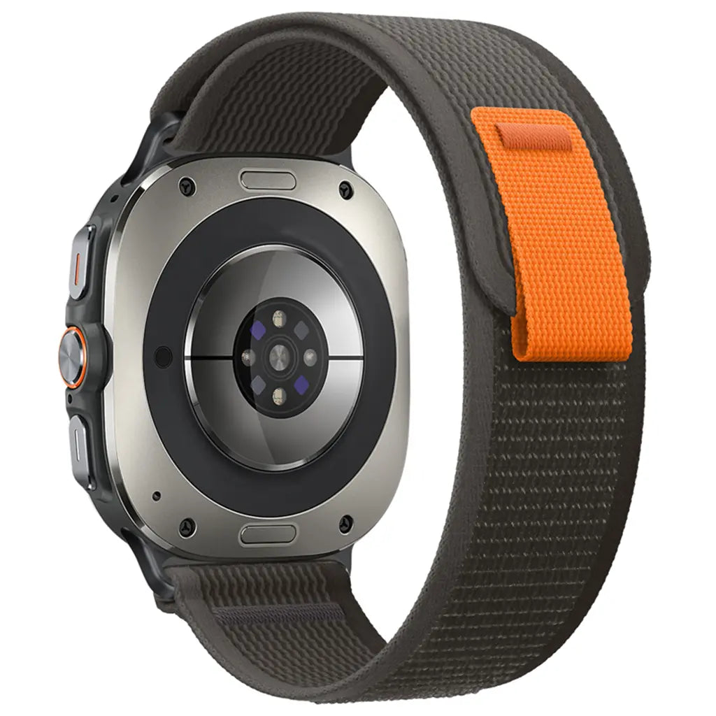 Correa nylon trail Samsung Galaxy Watch Ultra 2 (negro/gris)