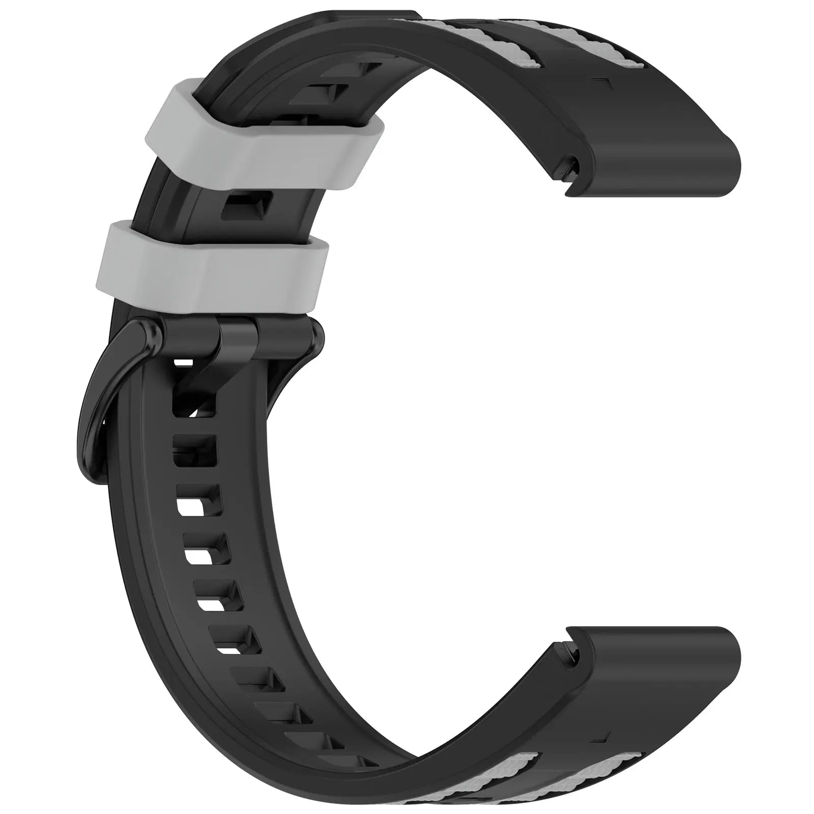 Garmin Fenix 7x Sport Grain Strap (Black/Grey)