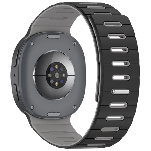 Samsung Galaxy Watch 8 Classic Magnetic Silicone Strap (Black/Grey)