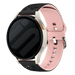 Amazfit GTS 3 Flower Silicone Strap (Black/Light Pink)