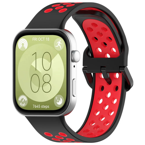 Correa deportiva Huawei Watch Fit 5 Pro (negro/rojo)