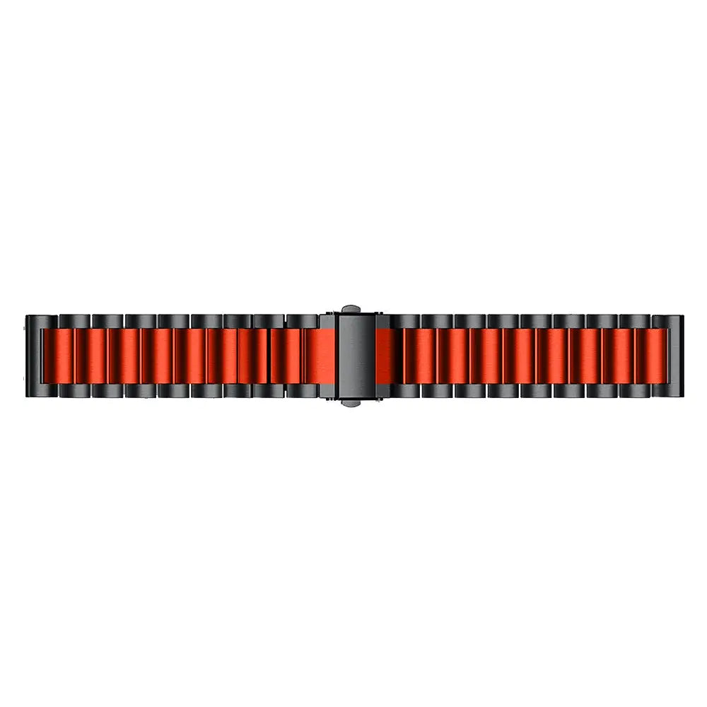 Garmin Forerunner 70 Steel Strap (Black/Red)