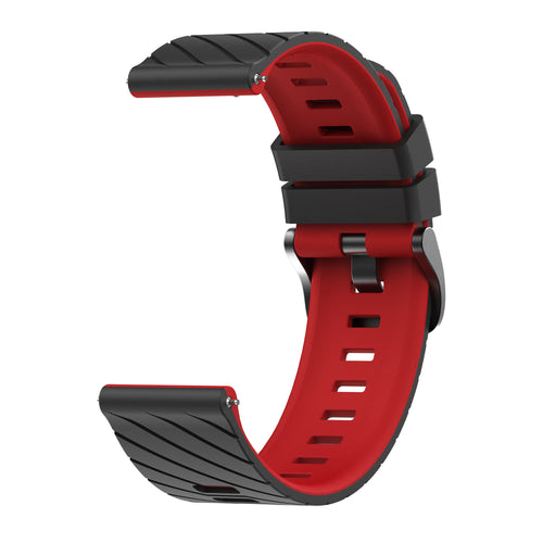 Correa deportiva de sarga Redmi Watch 5 Lite (negro/rojo)