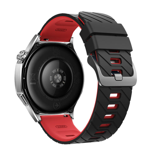 Correa deportiva de sarga Coros Apex 2 Pro (negro/rojo)